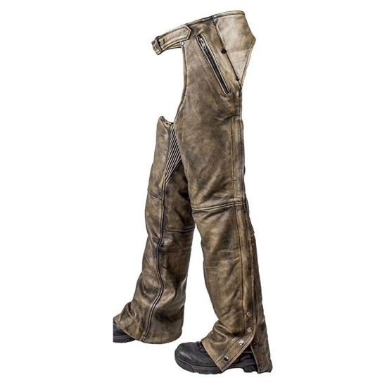 Men Leather Chaps (Embroidery)