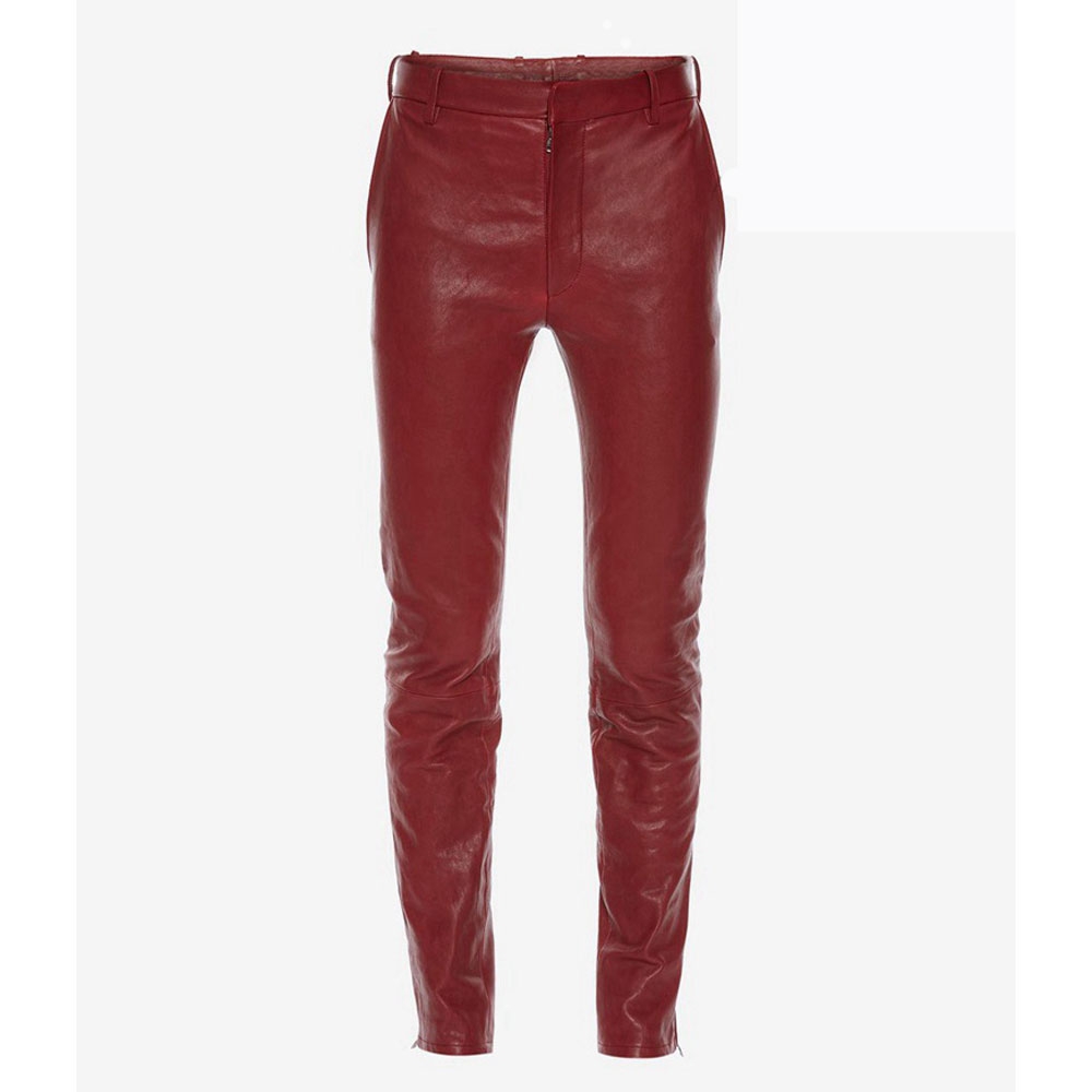 Ladies Leather Chinno Trouser