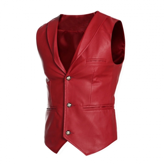 Men Leather Vests