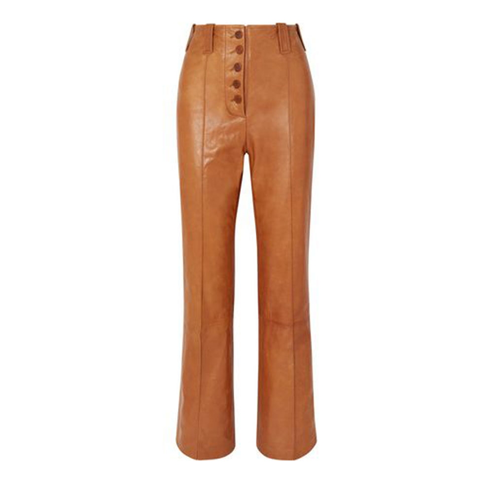 Ladies Leather Chinno Trouser