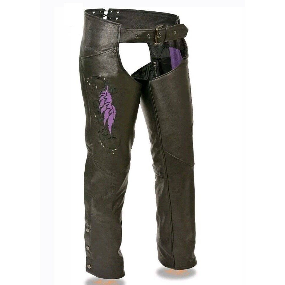 Ladies Leather Chaps (Embroidery)