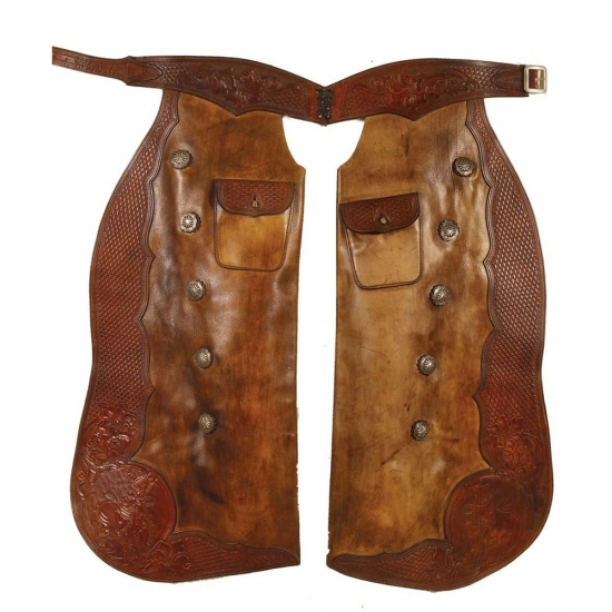 Men Leather Chaps (Embroidery)