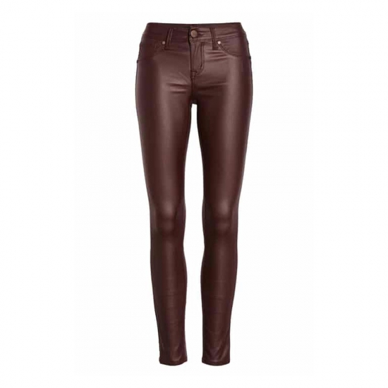 Ladies Leather Chinno Trouser