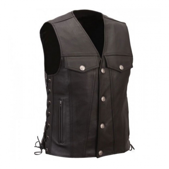 Men Leather Vests