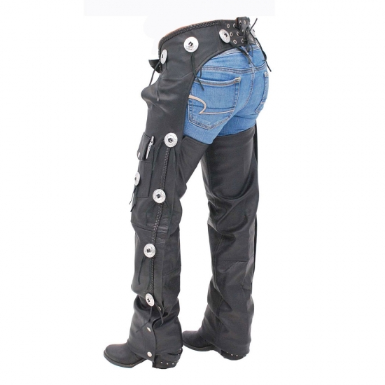 Ladies Leather Chaps (which wear on Jeans)