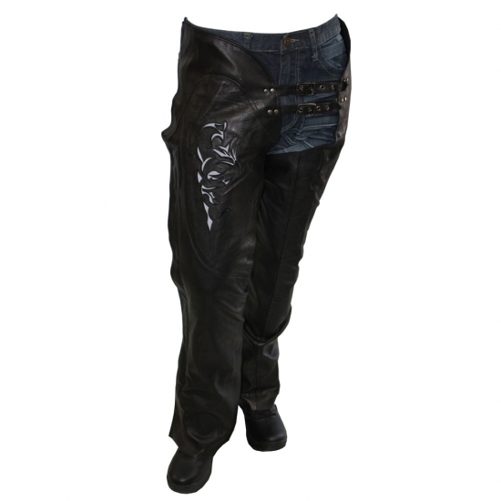 Ladies Leather Chaps (Embroidery)