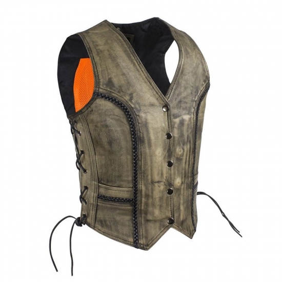 Ladies Leather Vests