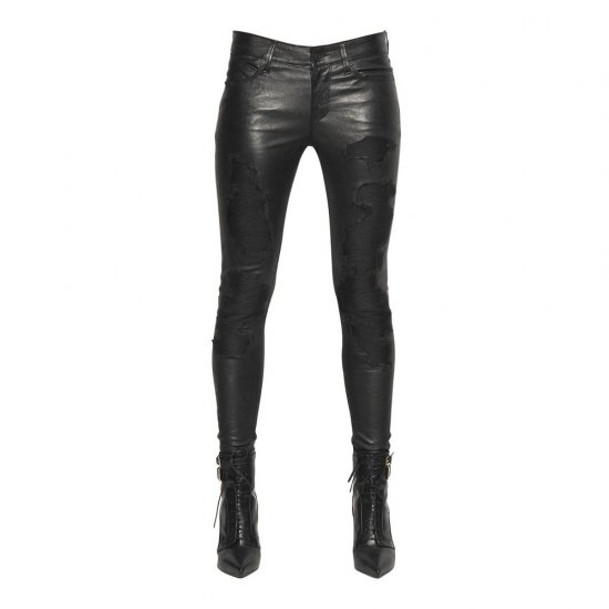 Ladies Leather Chinno Trouser